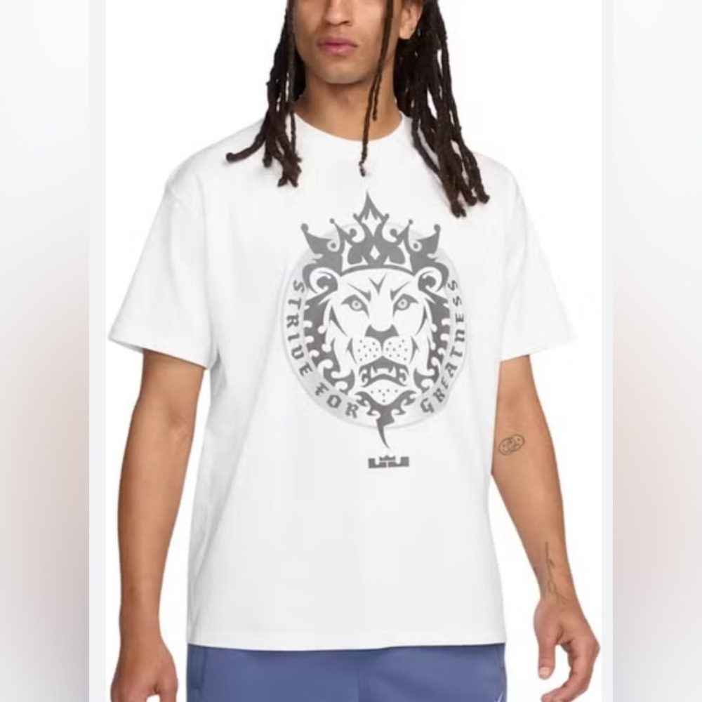 LeBron White Graphic Tee